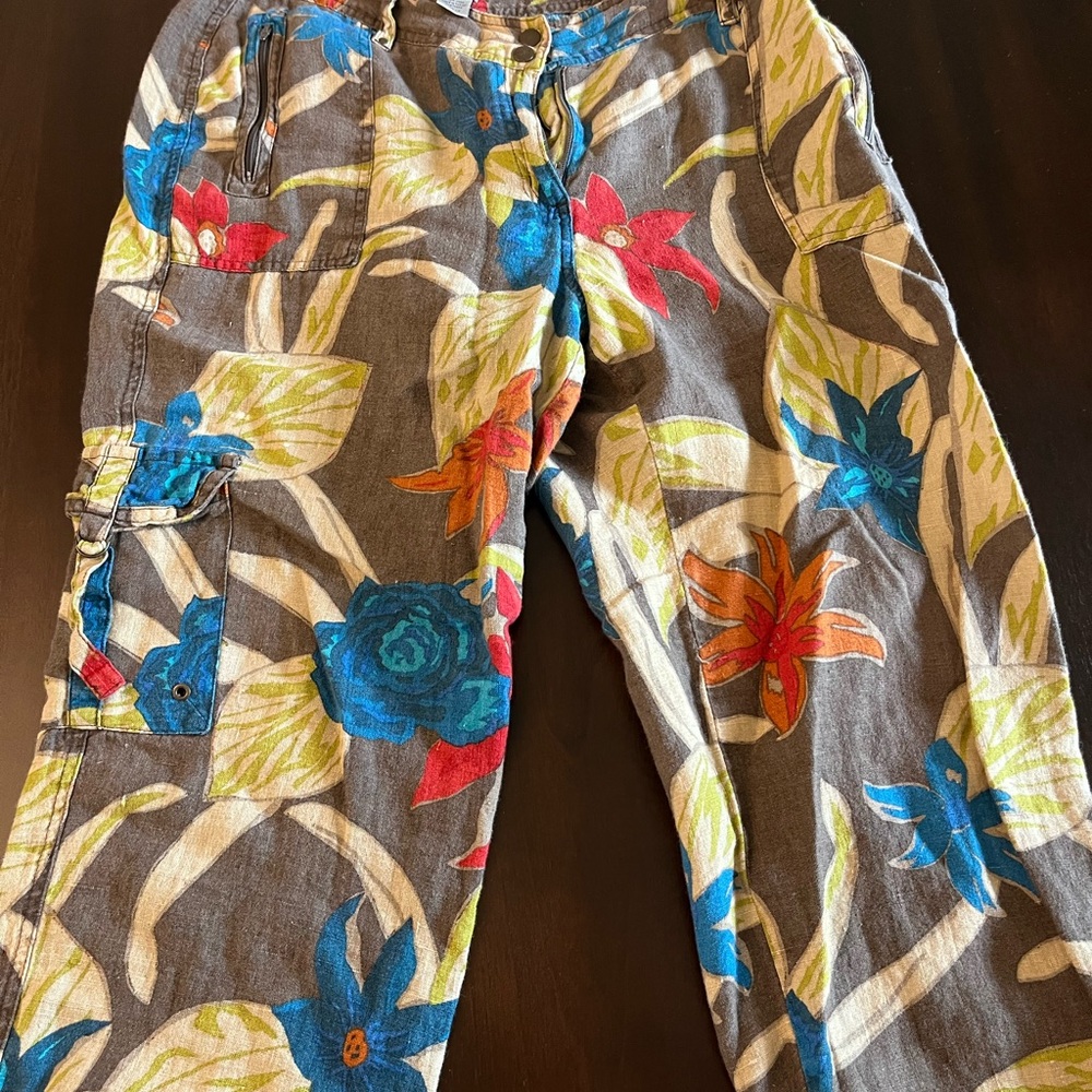 Floral Cargo Pants for Men